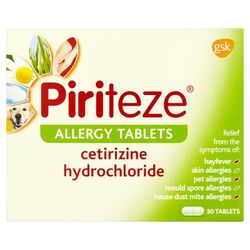 Piriteze Tablets Packshot
