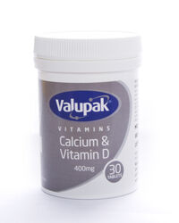 Calcium & Vitamin D Packshot