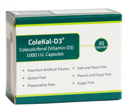 Vitamin D3 Capsules Packshot